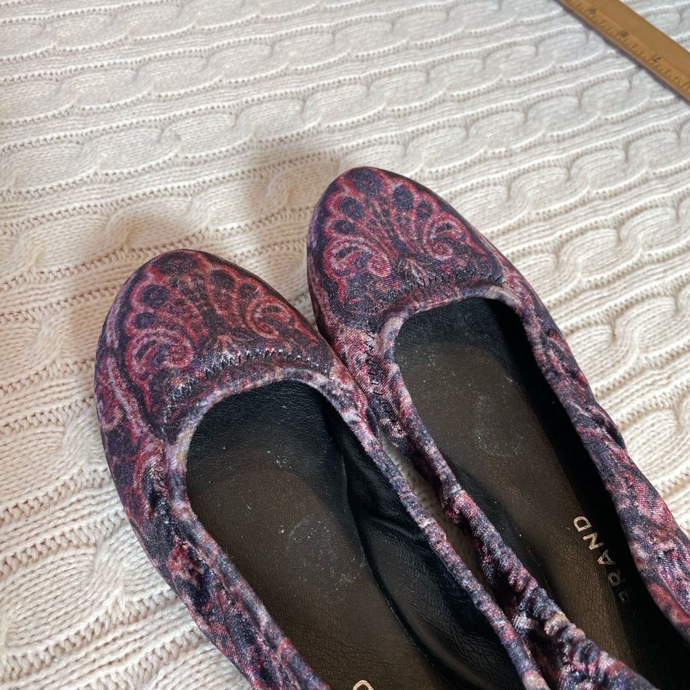 Women’s 7 Lucky Brand Emmie Ballet flats Suede tapestry feel man made materials